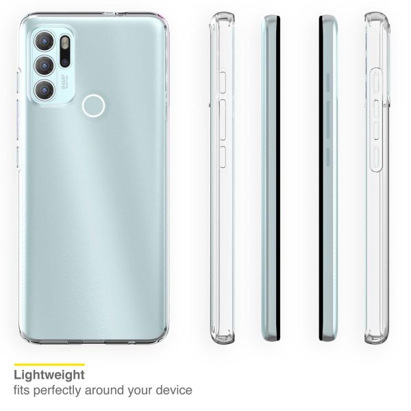 Accezz TPU Clear Cover für das Motorola Moto G60s - Transparent