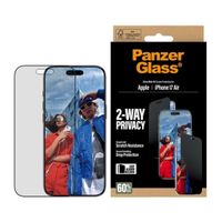 PanzerGlass Ultra Wide Fit Antibakterieller Screen Protector mit Sichtschutz inkl. Applikator Apple iPhone Air