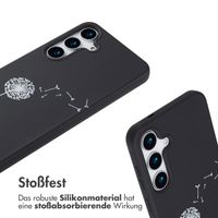 imoshion Silikonhülle design mit Band für das Samsung Galaxy S25 Plus - Dandelion Black