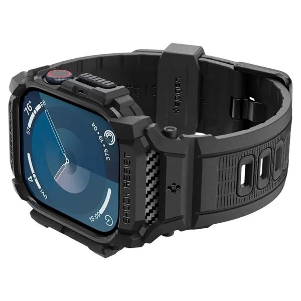 Spigen Rugged Armor™ Pro Case für Apple Watch 10 - 42 mm - Matte Black