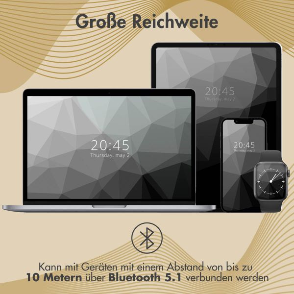 imoshion Special Edition - Kabellose Kinderkopfhörer mit Leopardenmuster LED Light Cat Ear - Dezibelbegrenzer - Mit AUX-kabel - Leopard