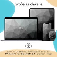 imoshion Kabellose Kinderkopfhörer Unicorn LED Light - Dezibelbegrenzer - Mit AUX-Kabel - Soft Blue / Yellow