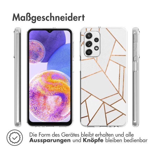 imoshion Design Hülle für das Galaxy A23 (5G) - Grafik-Kupfer