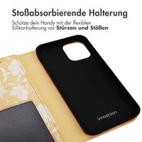 imoshion ﻿Design Klapphülle für das iPhone 12 (Pro) - Yellow Flowers