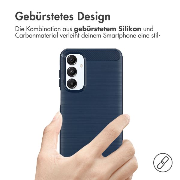 imoshion Brushed Back Cover Samsung Galaxy A16 - Dunkelblau