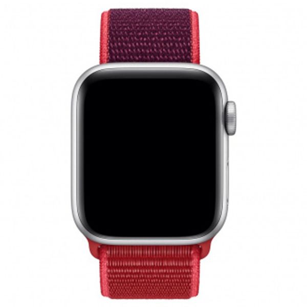 Apple Sport Loop Armband für Apple Watch Series 1 bis 10 / SE / Ultra (2) (44/45/46/49 mm) - Product Red