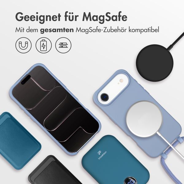imoshion Color Backcover mit abnehmbarem Handykette und MagSafe Apple iPhone Air - Ash Blue