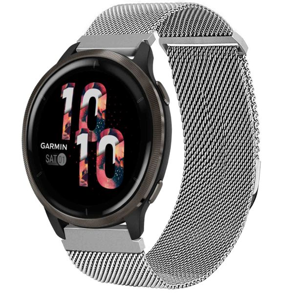 imoshion Magnetisches Milanaise Armband -   Universelle 22 mm Anschluss - Größe S - Silber