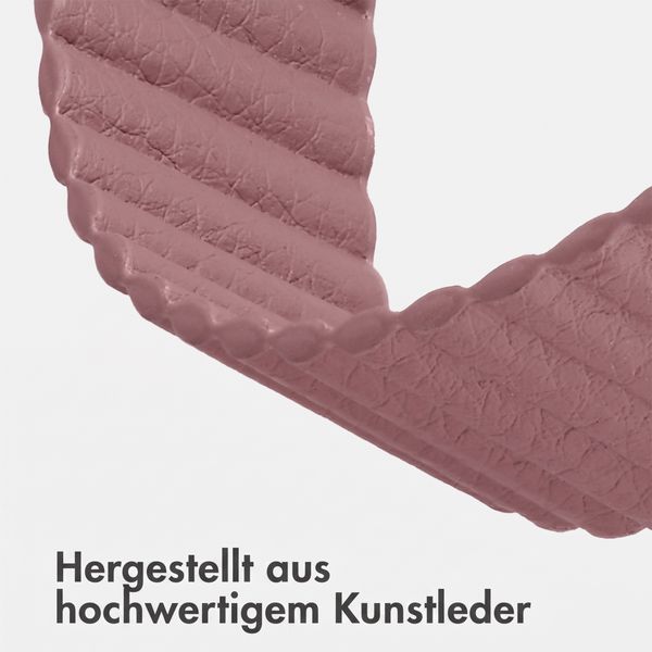 imoshion Magnetisches Kunstlederarmband für Apple Watch | 38/40/41/42 mm - Rose