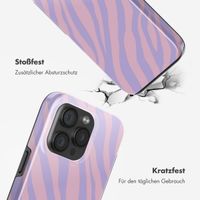 Selencia Vivid Tough Back Cover MagSafe für das iPhone 15 Pro - Zebra Light Pink Lilac