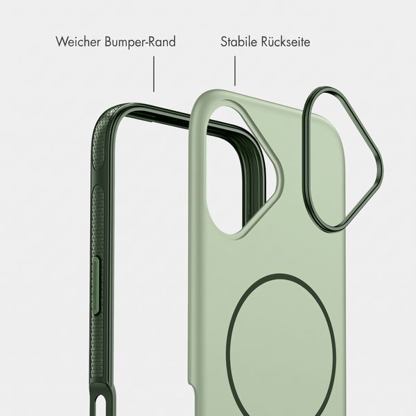 imoshion Color Backcover mit Thin MagSafe Ring Apple iPhone 17 - Dunkelgrün