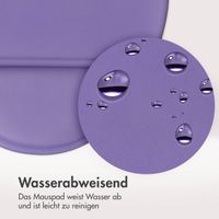 imoshion Ergonomisches Mauspad - Mauspad mit Handgelenkstütze - 30 x 25 cm - Lila
