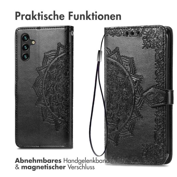 imoshion Mandala Klapphülle Samsung Galaxy A25 (5G) - Schwarz