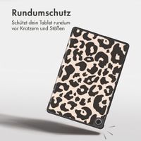 imoshion Design Trifold Klaphülle Lenovo Tab (2025) - Leopard