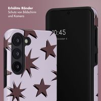 Selencia Vivid Back Cover Samsung Galaxy S23 - Stars Plum Lilac