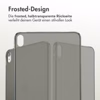Accezz Frosted Backcover Apple iPad 11 (2025) 11 Zoll A16 / iPad 10 (2022) 10.9 Zoll - Schwarz