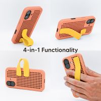 Callbuddy Hülle mit Strap Apple iPhone 17 - Coral Pop