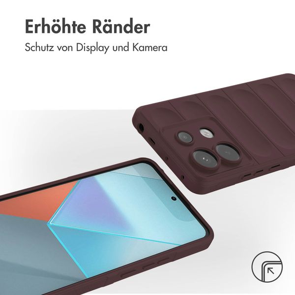 imoshion EasyGrip Back Cover für das Xiaomi Poco X6 Pro - Aubergine