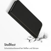 Accezz Premium Leather Slim Klapphülle Apple iPhone 12 (Pro) - Schwarz