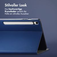 Accezz Classic Tablet Case Samsung Galaxy Tab S10 Ultra / Tab S9 Ultra - Dunkelblau