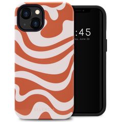 Selencia Vivid Tough Back Cover für das iPhone 13 - Dream Swirl Orange