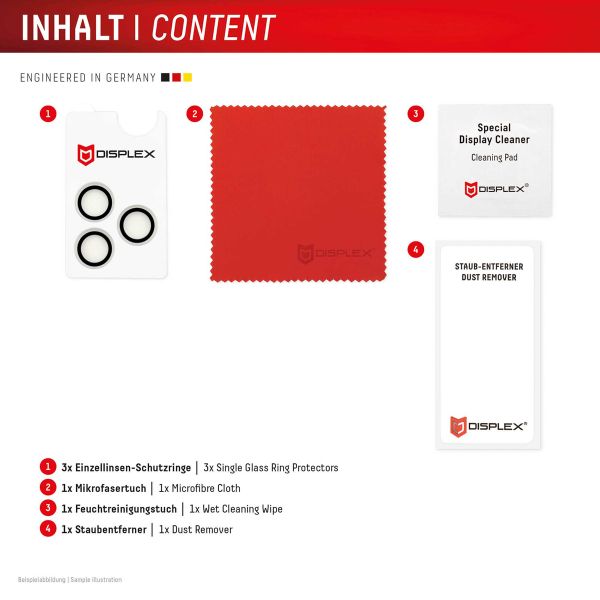 Displex CamGlass Single Kameraprotektor Apple iPhone 17 Pro / 17 Pro Max