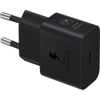 Samsung ﻿Original 25W Efficiency Adapter mit USB-C- auf USB-C-Kabel - 1 Meter - Schwarz