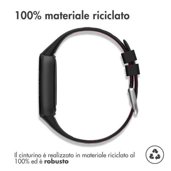 imoshion Sport Silikonarmband für Fitbit Luxe - Schwarz & Rosa