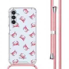 imoshion Design Hülle mit Band Samsung Galaxy A15 (5G/4G) - Crab Watercolor