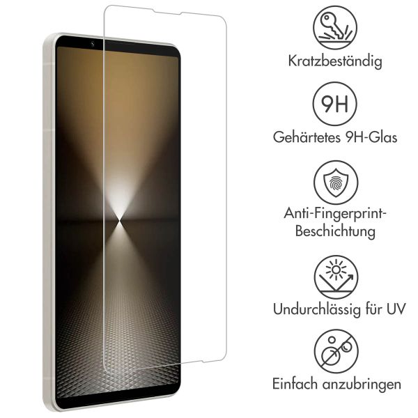 Accezz Screen Protector aus gehärtetem Glas Sony Xperia 1 VI