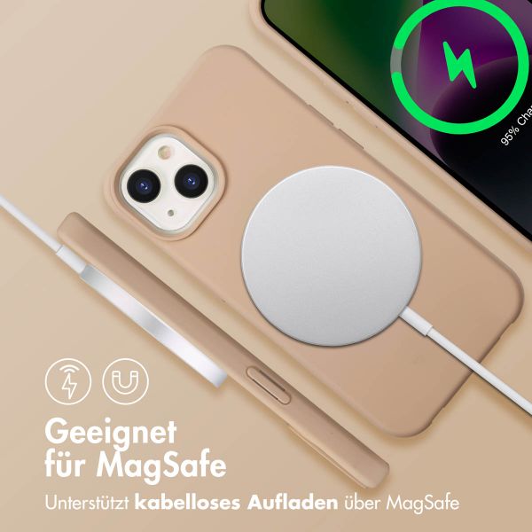 imoshion Color Backcover mit abnehmbarem Handykette und MagSafe Apple iPhone 14 - Nude