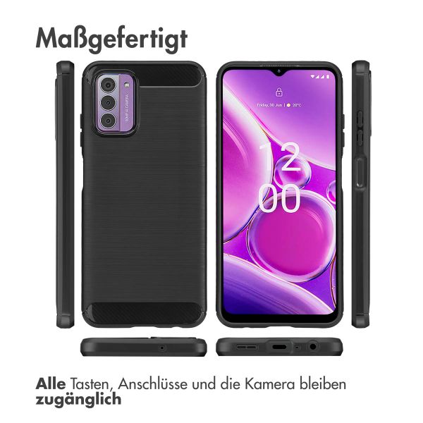 imoshion Brushed Back Cover Nokia G42 - Schwarz