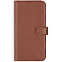 Selencia Echtleder Klapphülle Apple iPhone 11 - Hellbraun