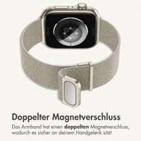 imoshion Mailändische Magnetarmband für Apple Watch | 38/40/41/42 mm - Starlight