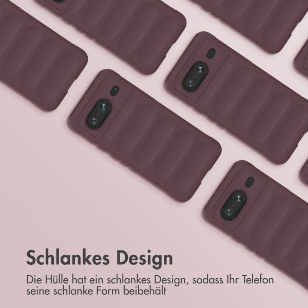 imoshion EasyGrip Backcover für das Google Pixel 8 - Aubergine