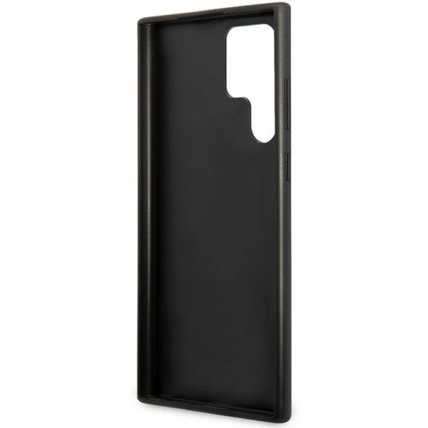 Guess 4G Classic Logo Back Cover Samsung Galaxy S24 Ultra - Schwarz