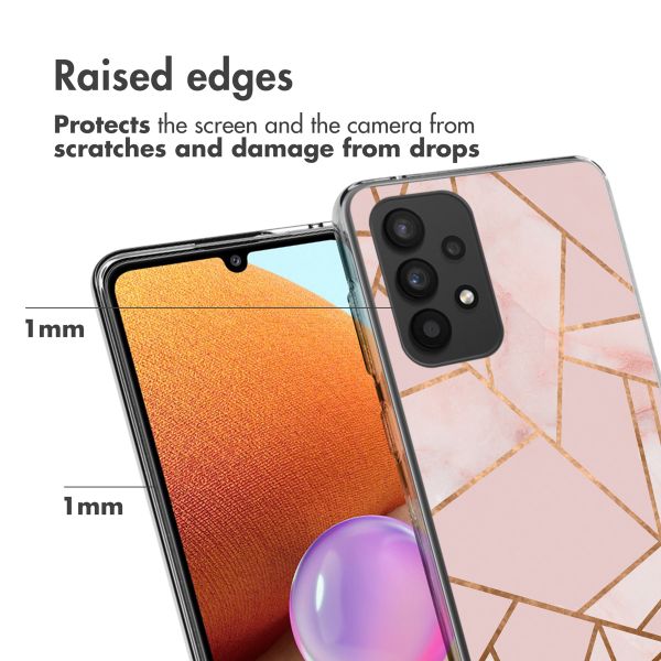 imoshion Design Hülle Samsung Galaxy A33 - Pink Graphic