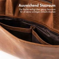 Accezz Leather Laptoptasche 16 Zoll - Cognac