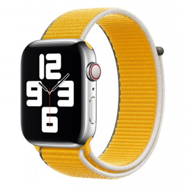 Apple Sport Loop Armband für Apple Watch Series 1 bis 10 / SE / Ultra (2) (44/45/46/49 mm) - Sunflower