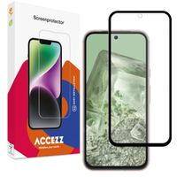 Accezz Full Cover Screen Protector aus gehärtetem Glas für das Google Pixel 8a - Transparent