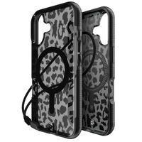 BodyGuardz Ace Pro MagSafe Back Cover Apple iPhone 16 - Black / Leopard