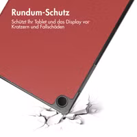 imoshion Trifold Klapphülle Samsung Galaxy Tab A9 Plus - Rot