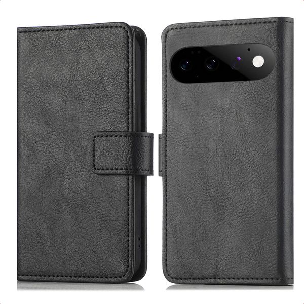 Luxuriöse Klapphülle Google Pixel 11 - Schwarz