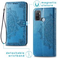 imoshion Mandala Klapphülle Oppo A53 / Oppo A53s - Türkis
