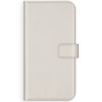Selencia Echtleder Klapphülle Samsung Galaxy S21 Plus - Greige