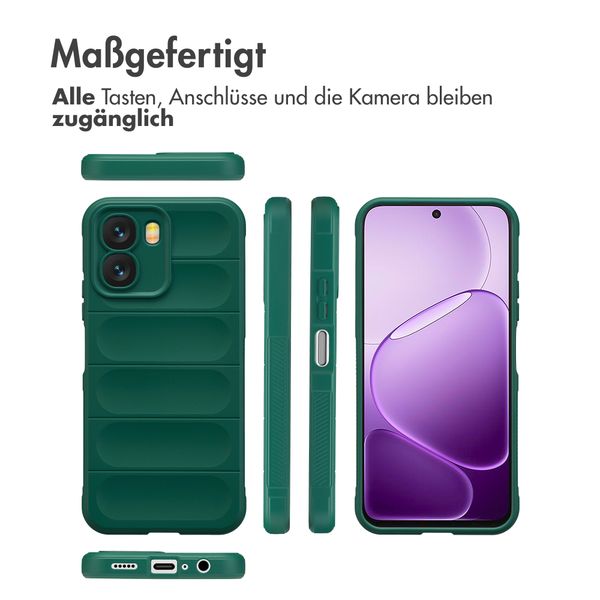 imoshion EasyGrip Backcover Oppo A6x (4G/5G) - Dunkelgrün