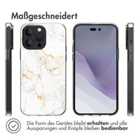 imoshion Design Hülle für das iPhone 14 Pro Max - White Marble