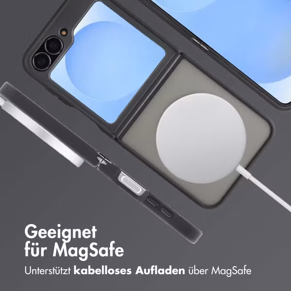 imoshion Color Guard Back Cover mit MagSafe Samsung Galaxy Z Flip 7 FE - Schwarz