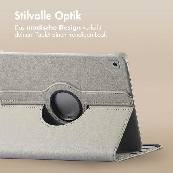 imoshion 360° drehbare Klapphülle Apple iPad 9 (2021) 10.2 Zoll / iPad 8 (2020) 10.2 Zoll / iPad 7 (2019) 10.2 Zoll - Grau