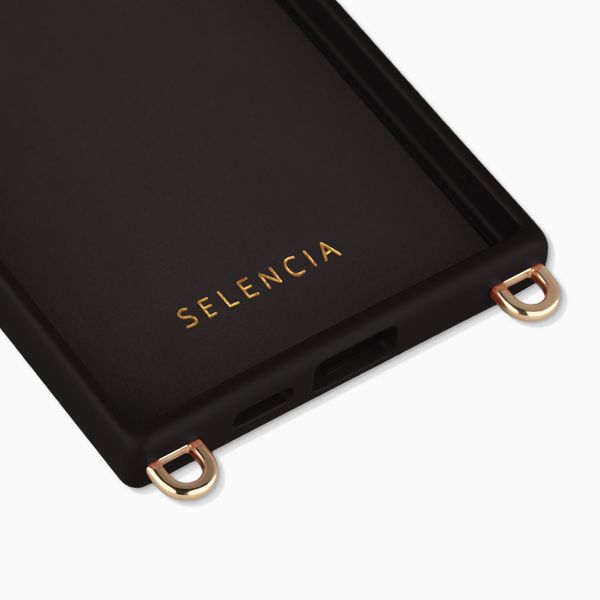 Selencia Rivièra Backcover mit MagSafe mit abnehmbaren Haken Samsung Galaxy S24 Ultra - Velvet Black